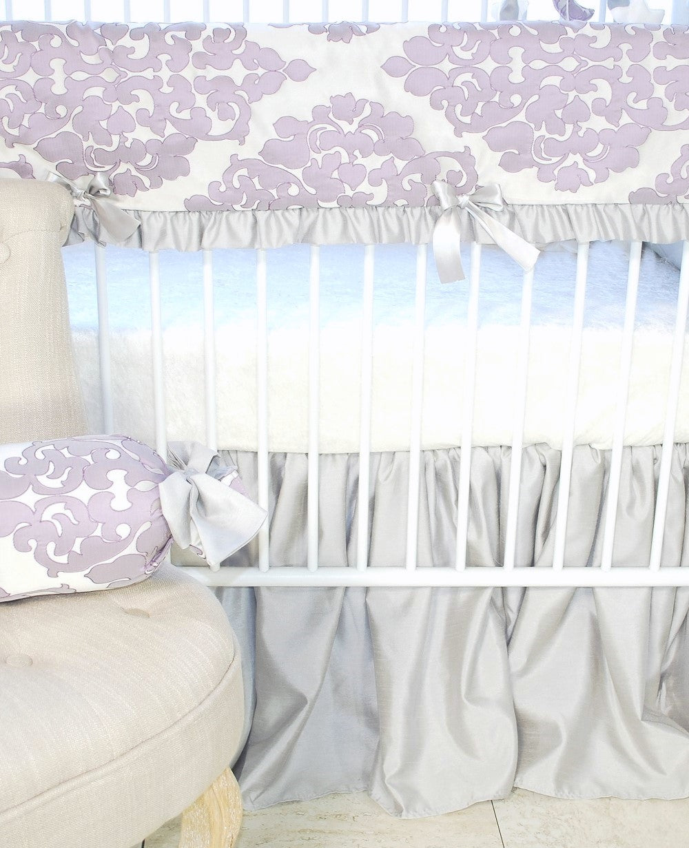 Orchid Petal Border Pillow