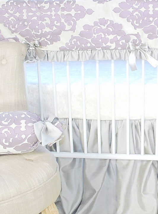 Orchid Petal Crib Skirt