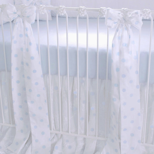 Blue Moon Drop Crib Skirt