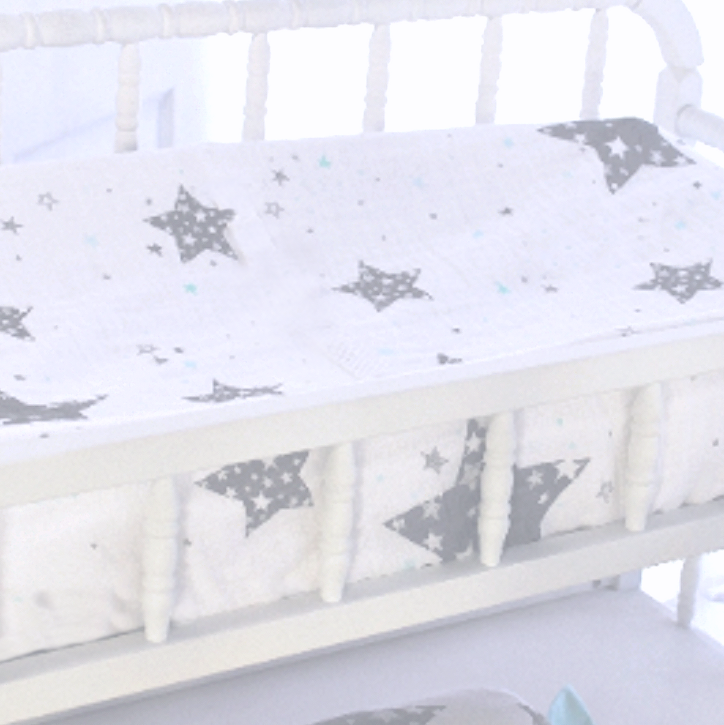 Star Love you to the Moon 3 Piece Crib Bedding Set