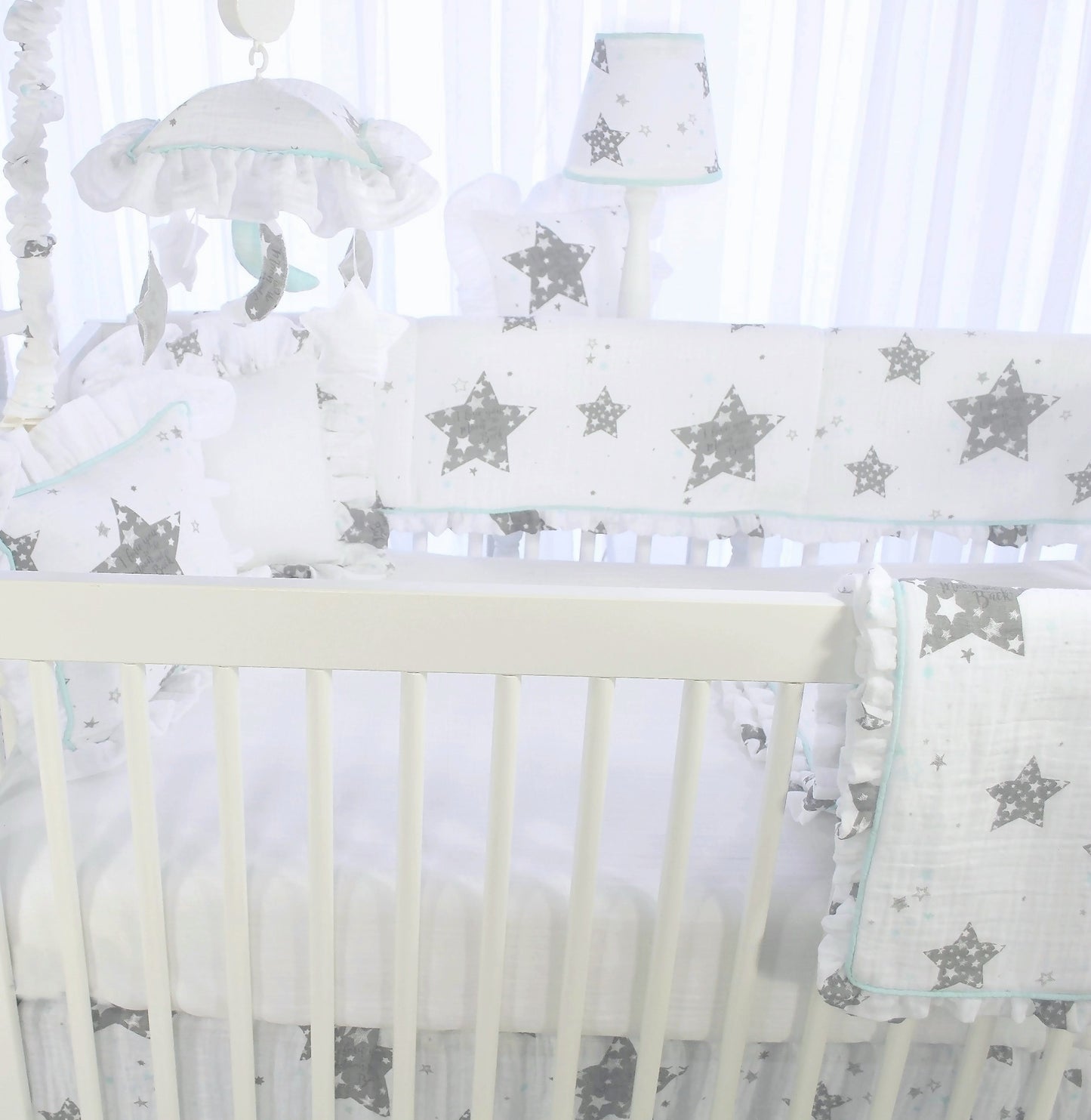 Star Love you to the Moon Musical Mobile