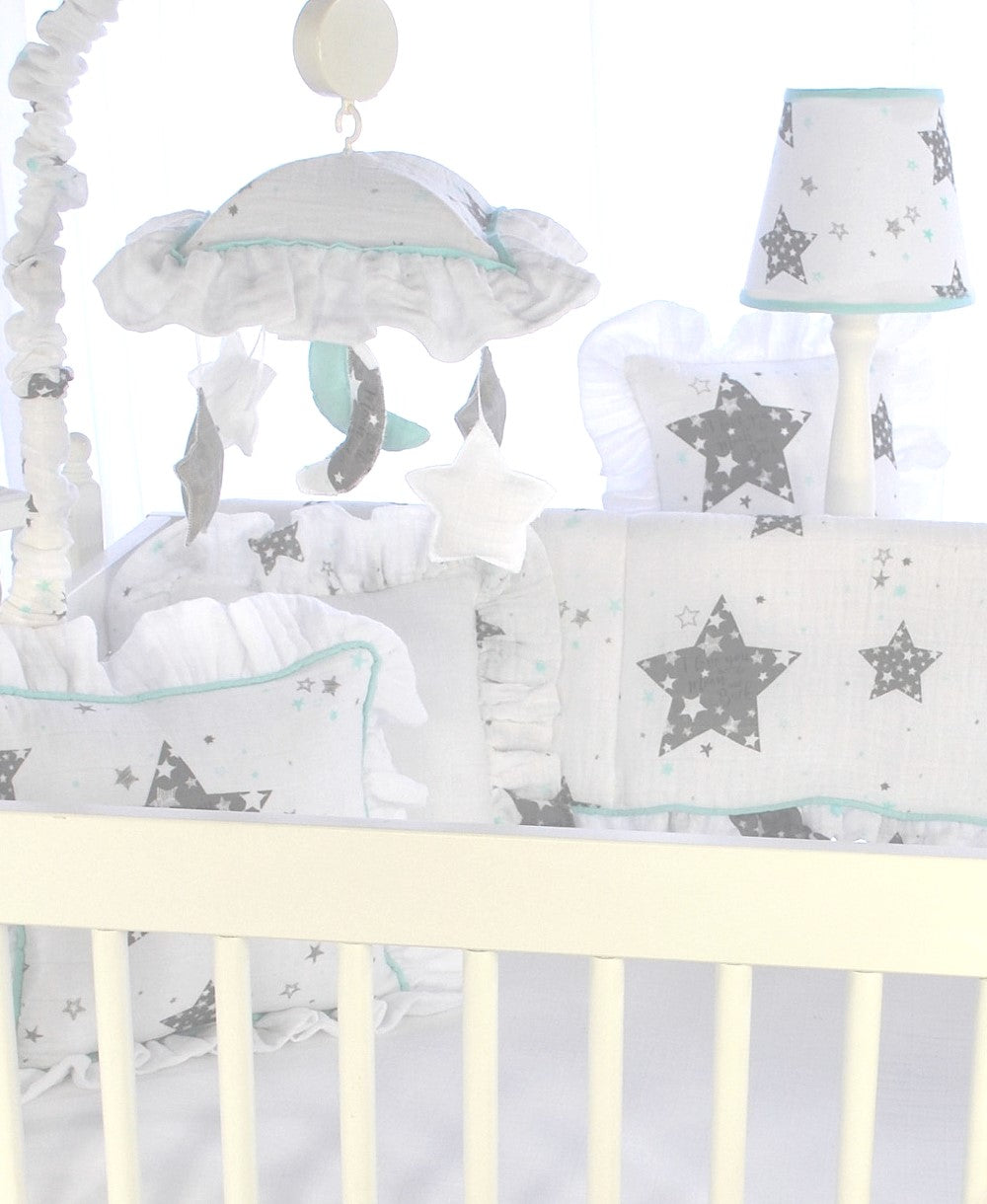 Star Love you to the Moon    Bolster Pillow