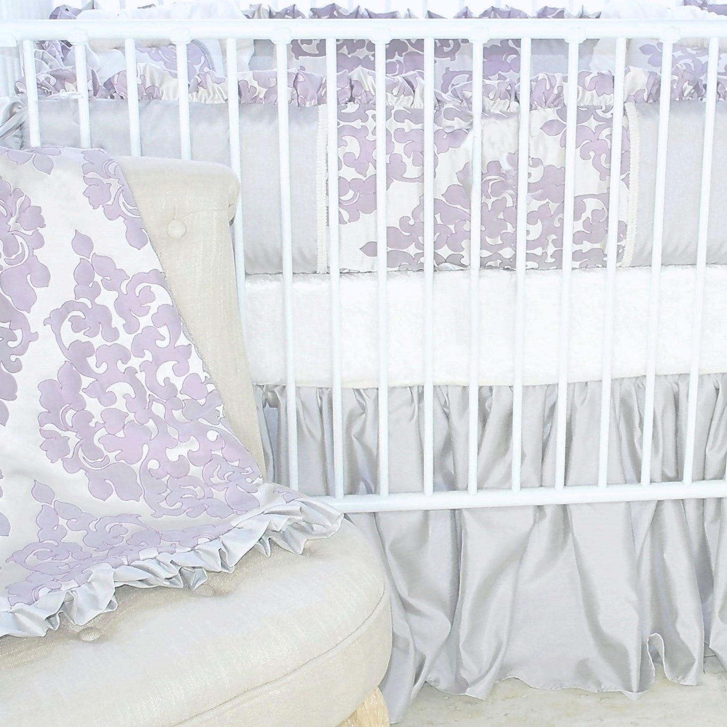 Orchid Petal Crib Blanket