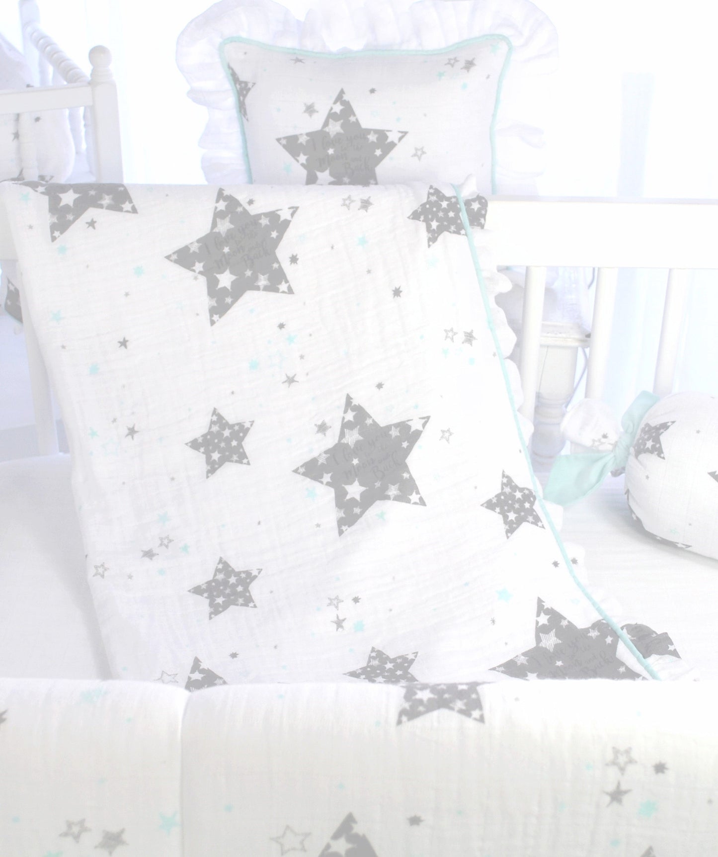 Star Love you to the Moon  Baby Blanket