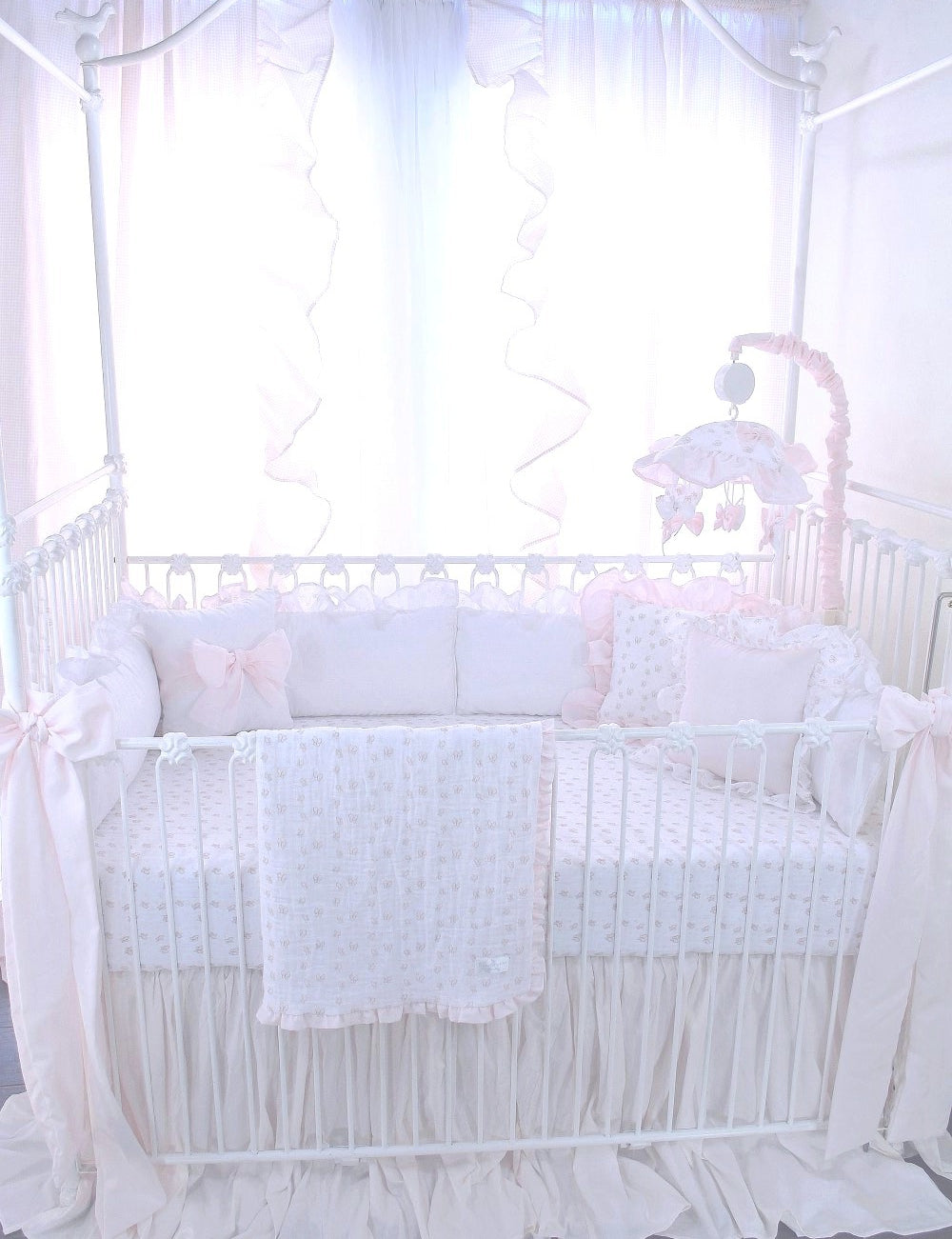 Butterfly Tales Crib Skirt