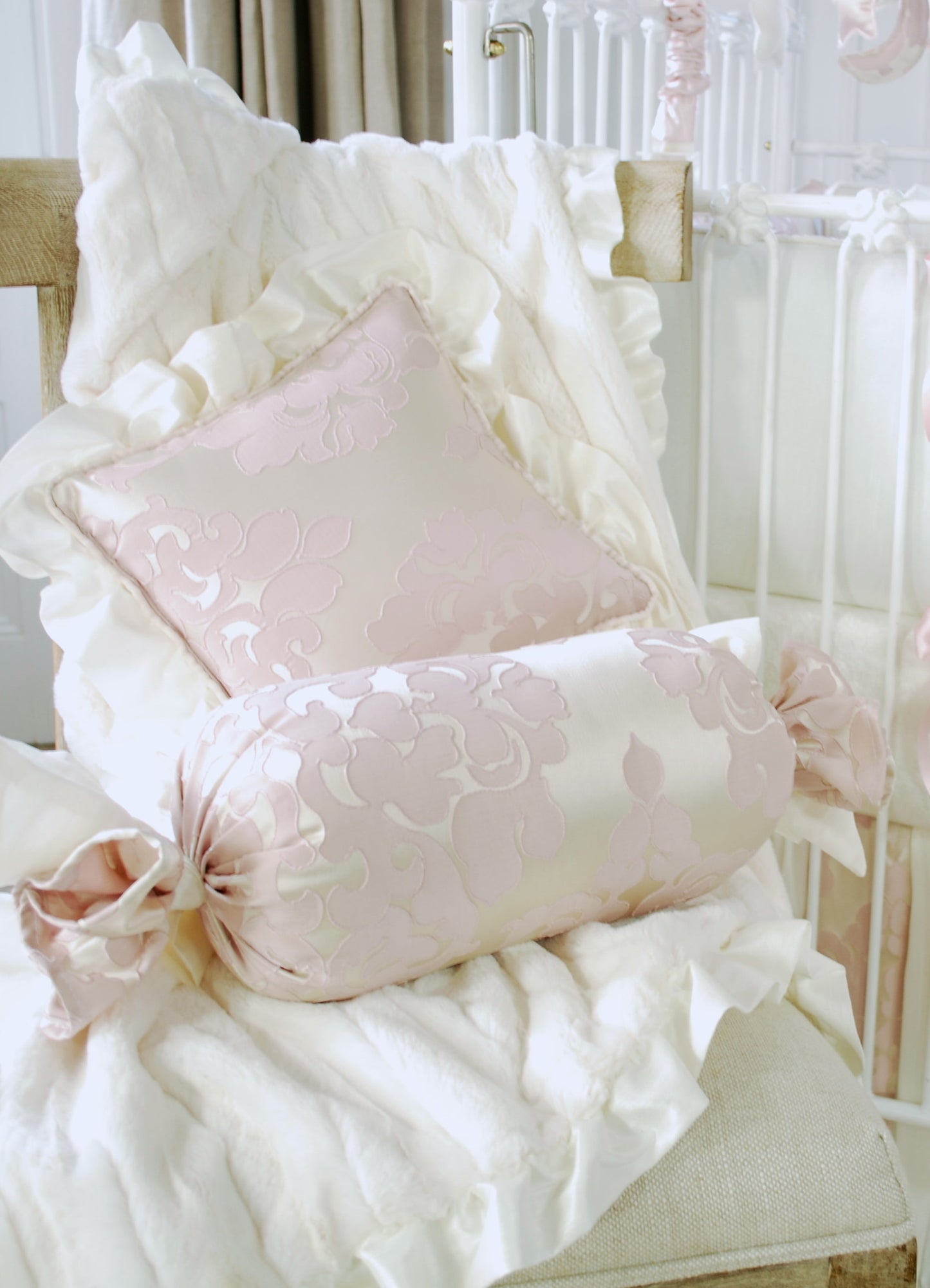 Blush Petal Diaper Stacker