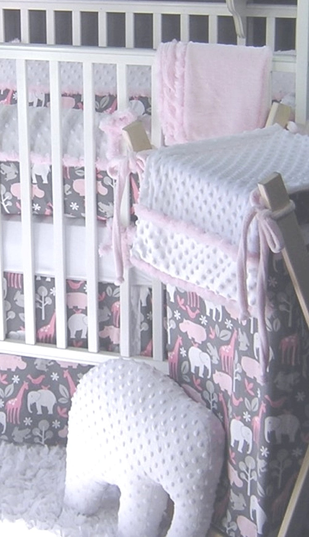Cookies Pink 3 Piece Crib Bedding Set