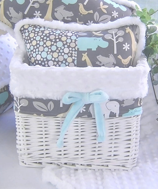 Cookies Blue Basket Liner