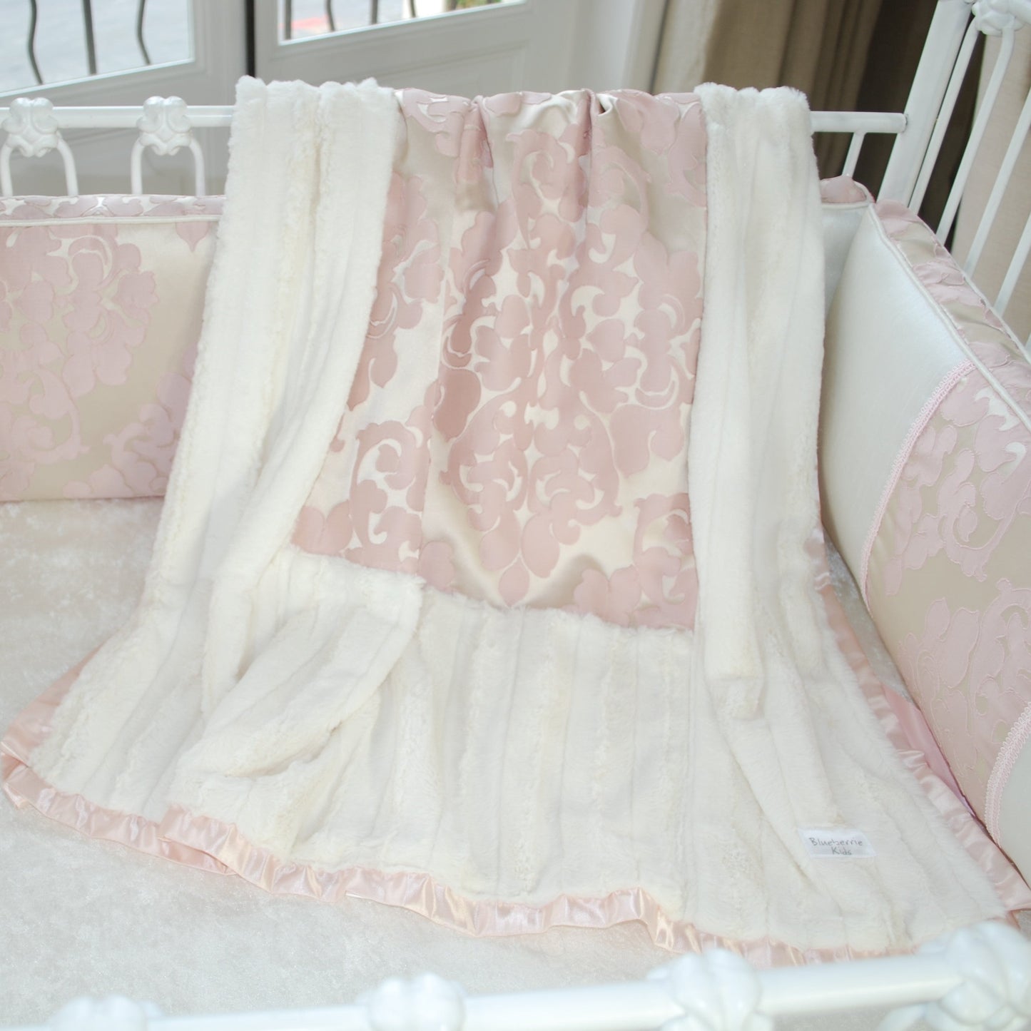 Blush Petal Jacquard Curtain