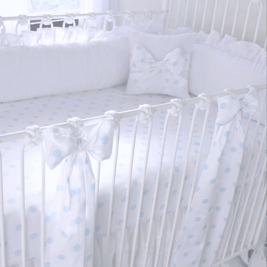 Blue Moon Drop Crib Sheet