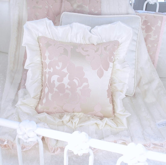 Blush Petal Pillow Jacquard