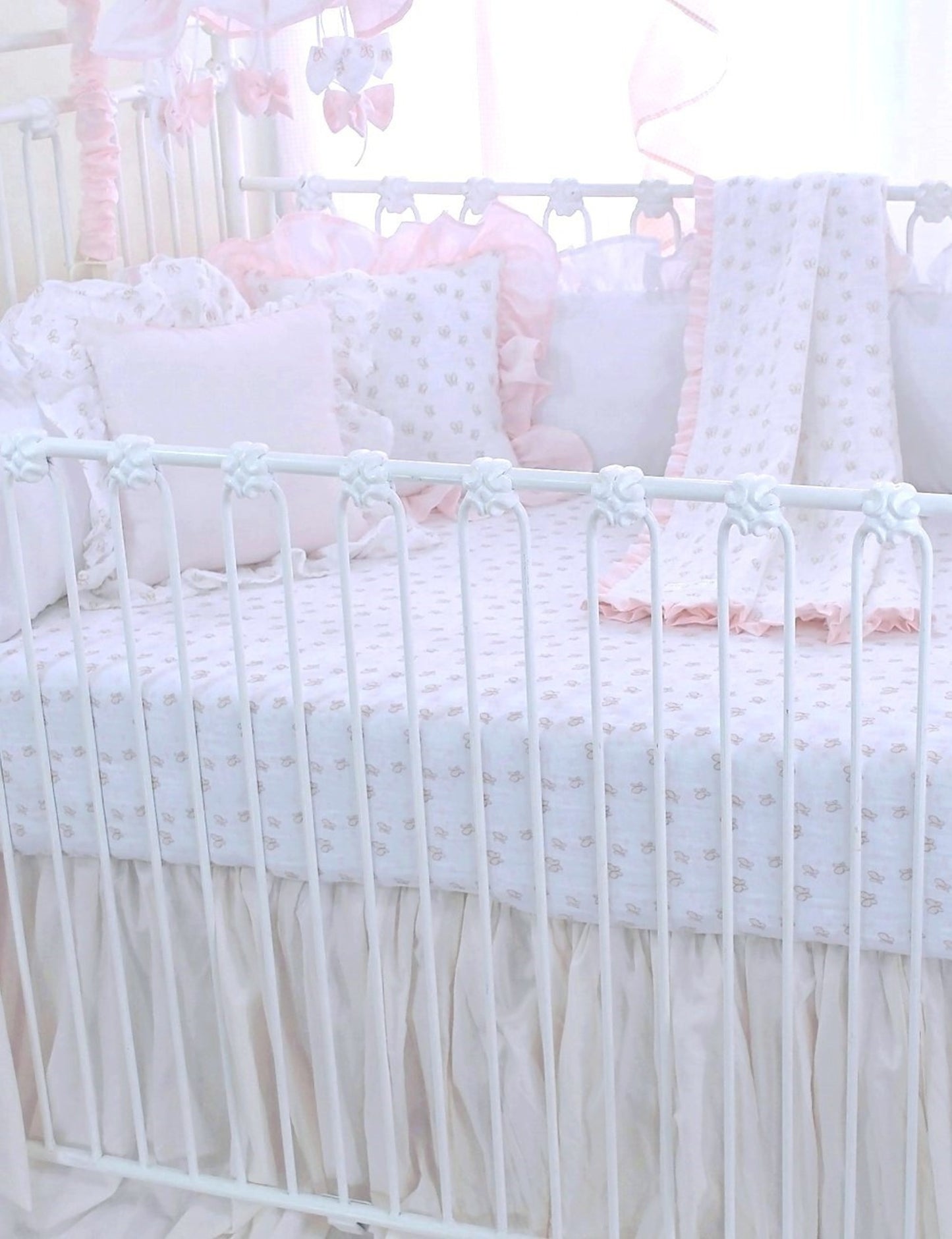 Powder Pink Butterfly Blanket