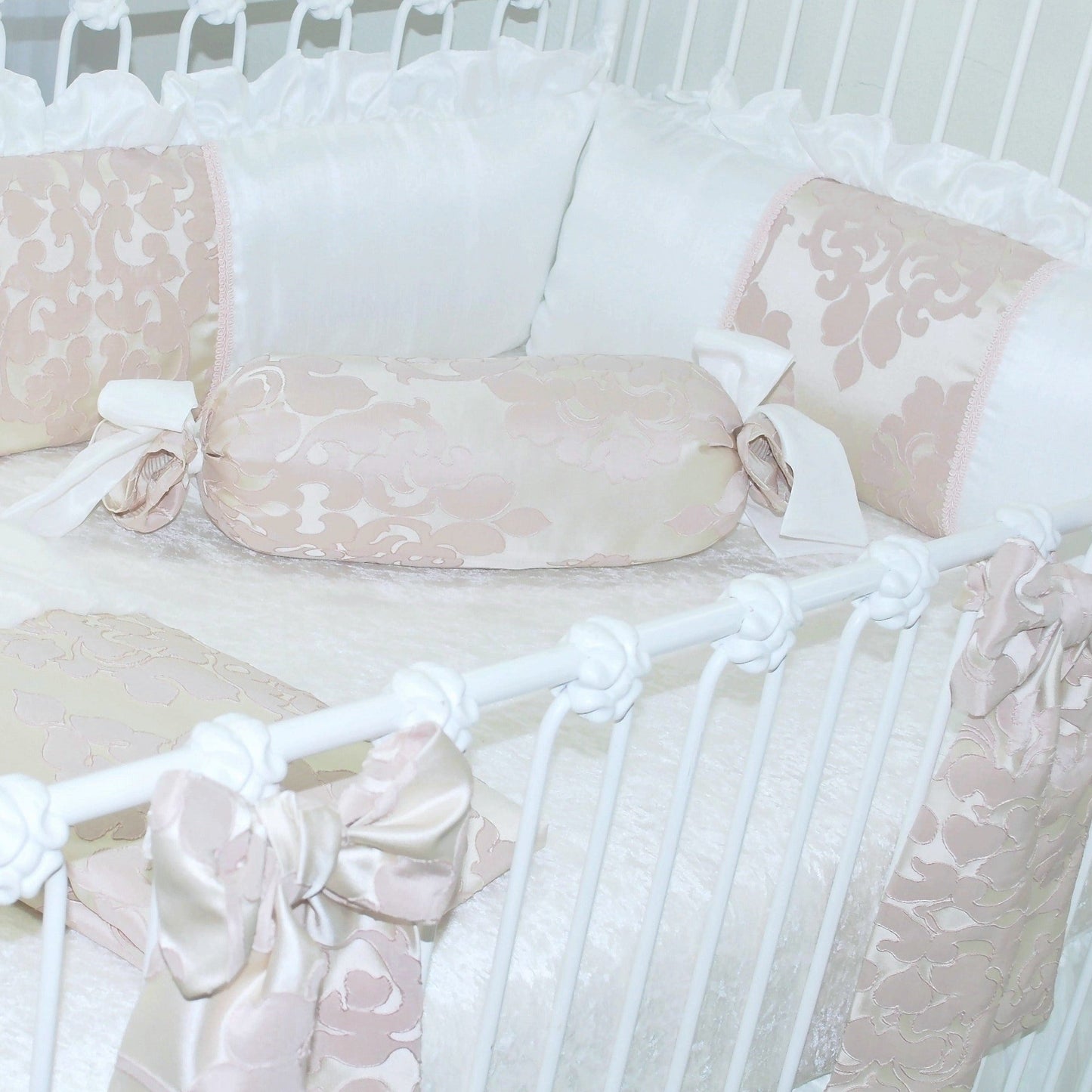 Blush Petal Zipper Pillow Sham