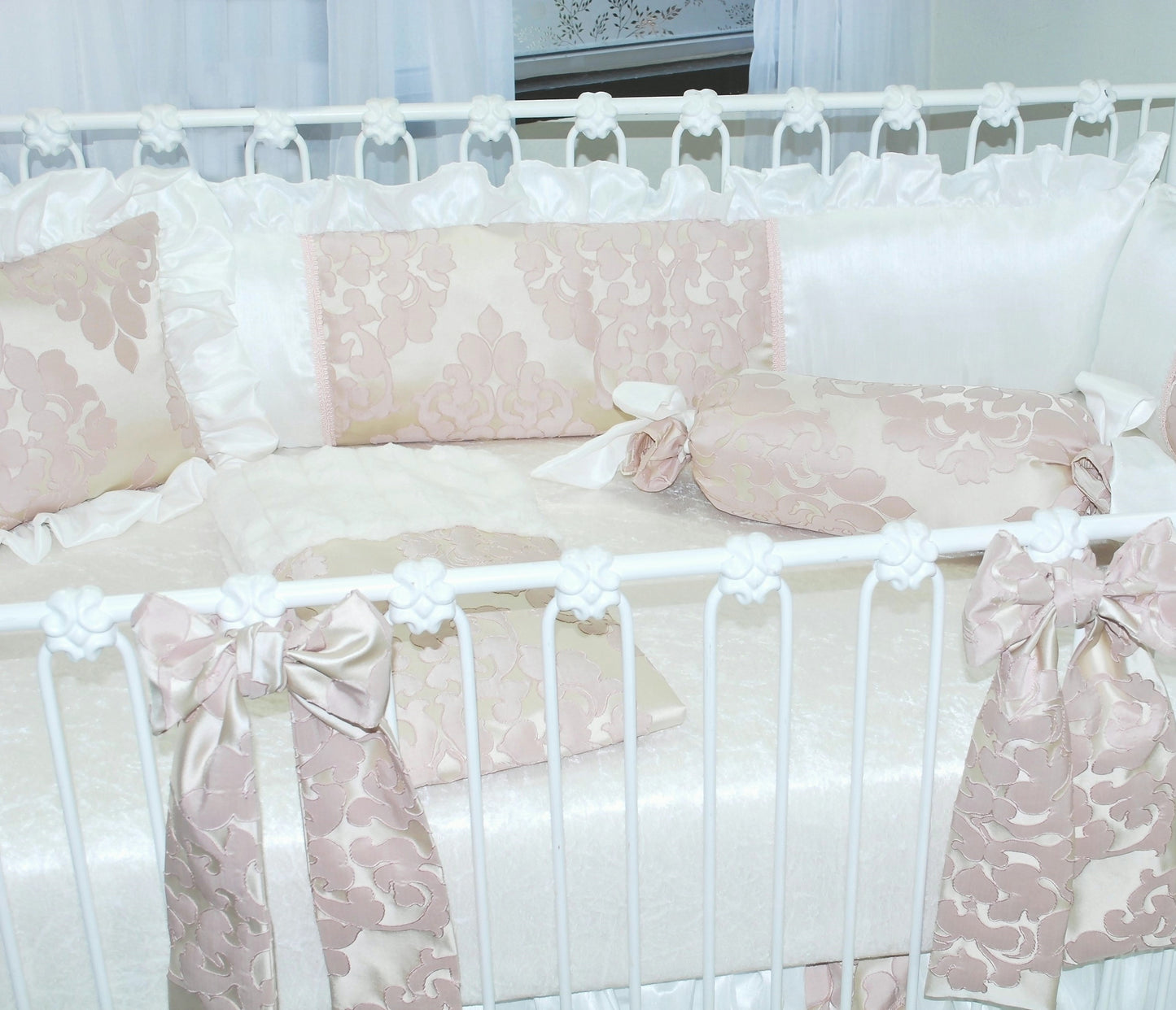 Blush Petal Zipper Pillow Sham