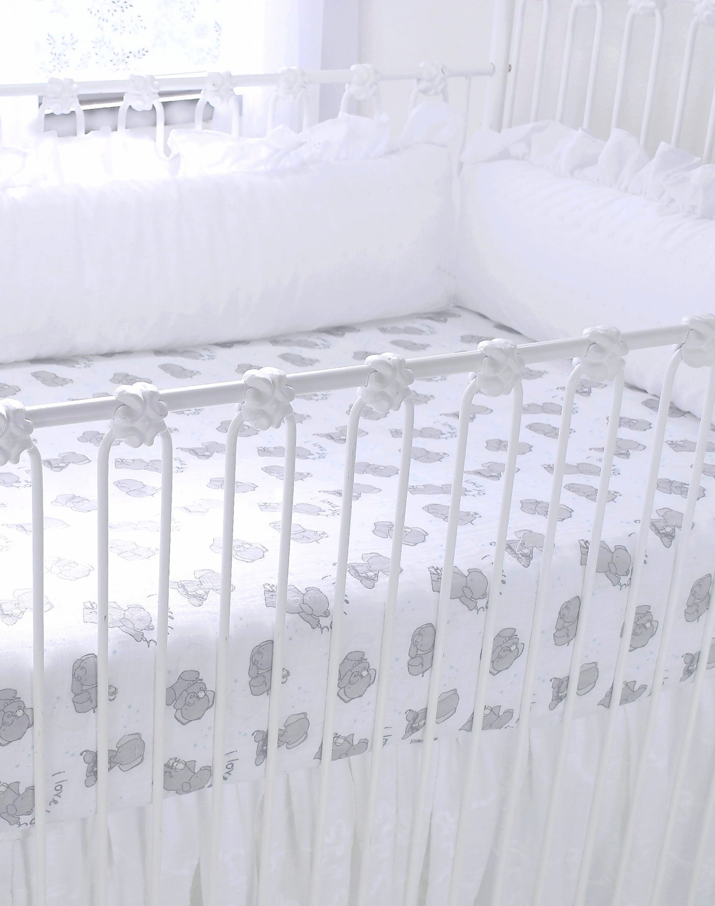 Elephant Tales Crib Sheets