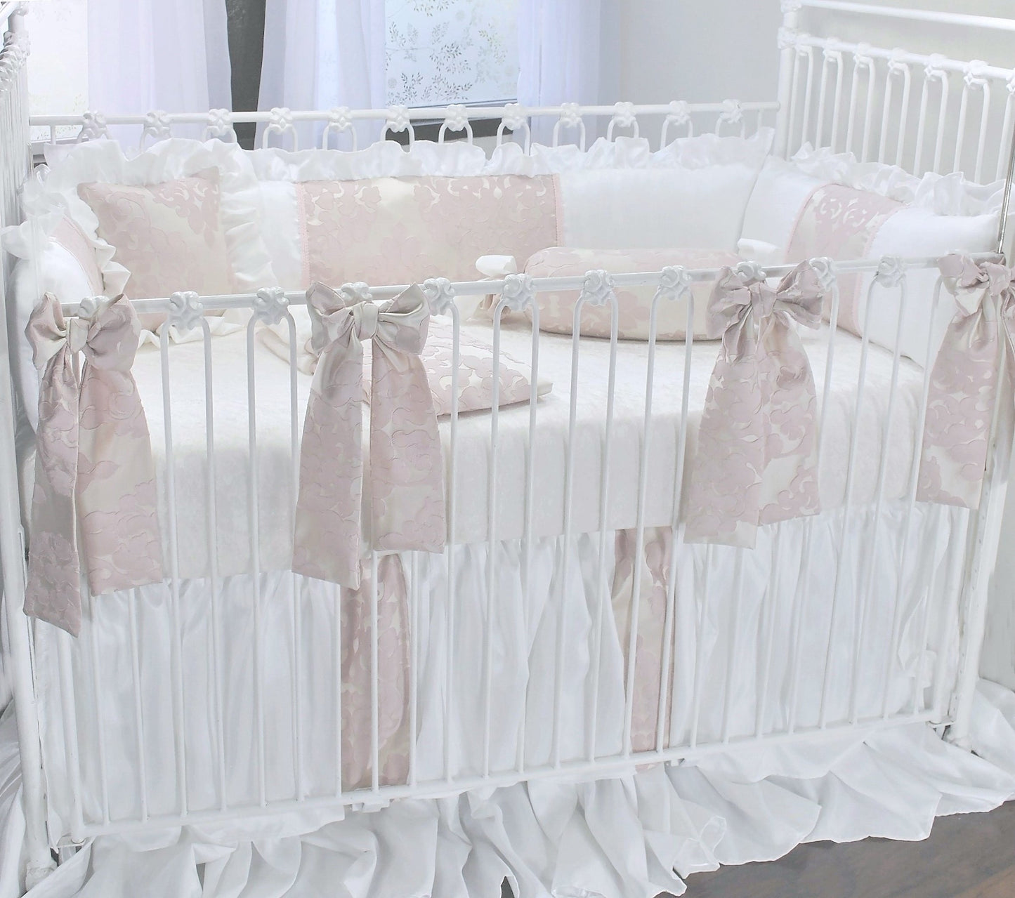 Blush Petal Jacquard Curtain