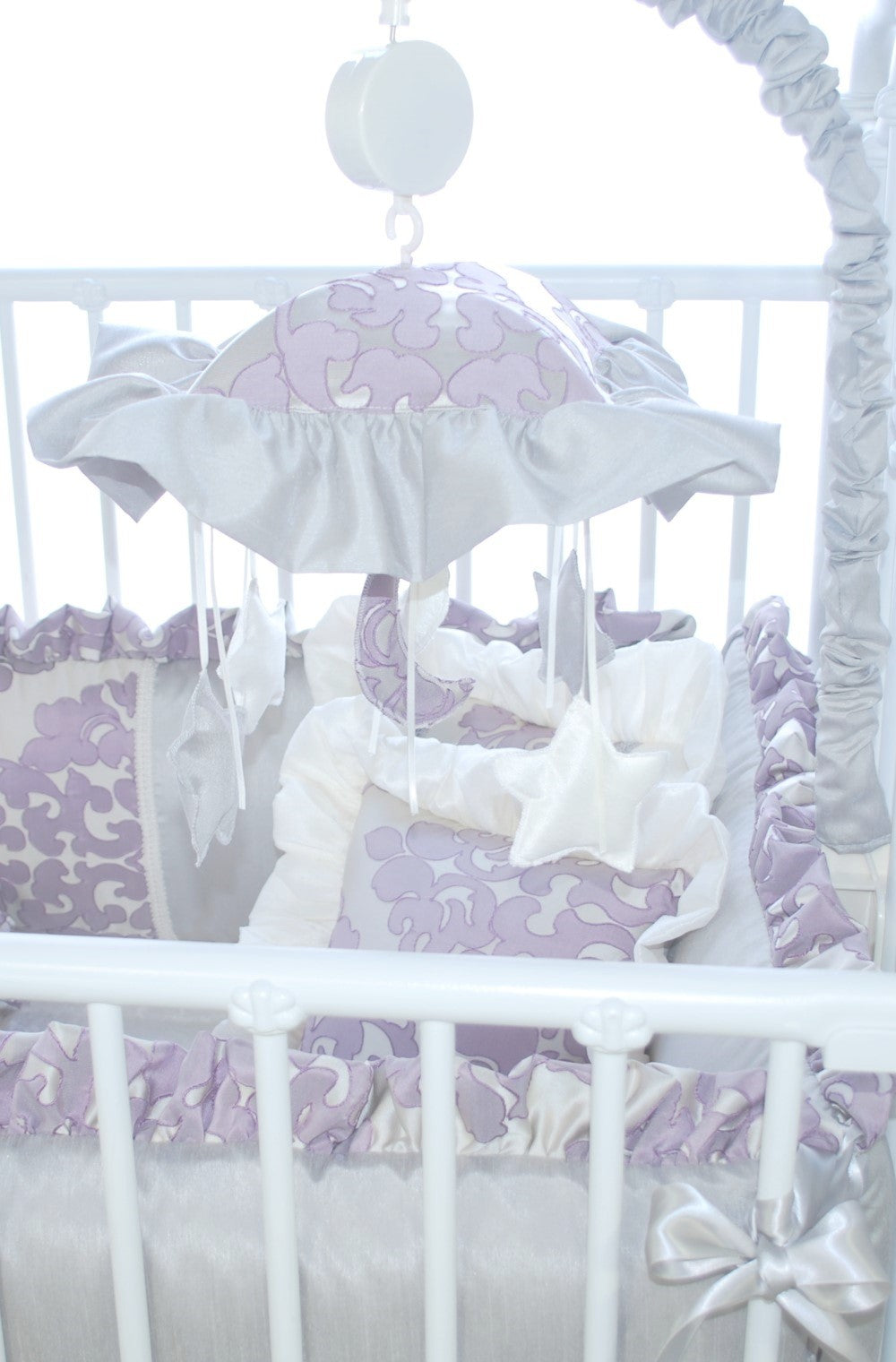 Orchid Petal Crib Blanket