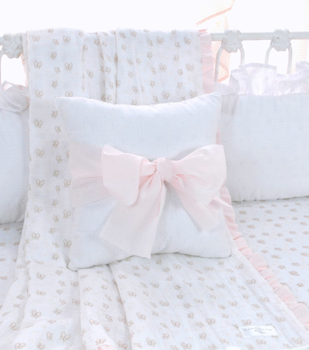 Butterfly Tales Pink Zippered Pillow Sham