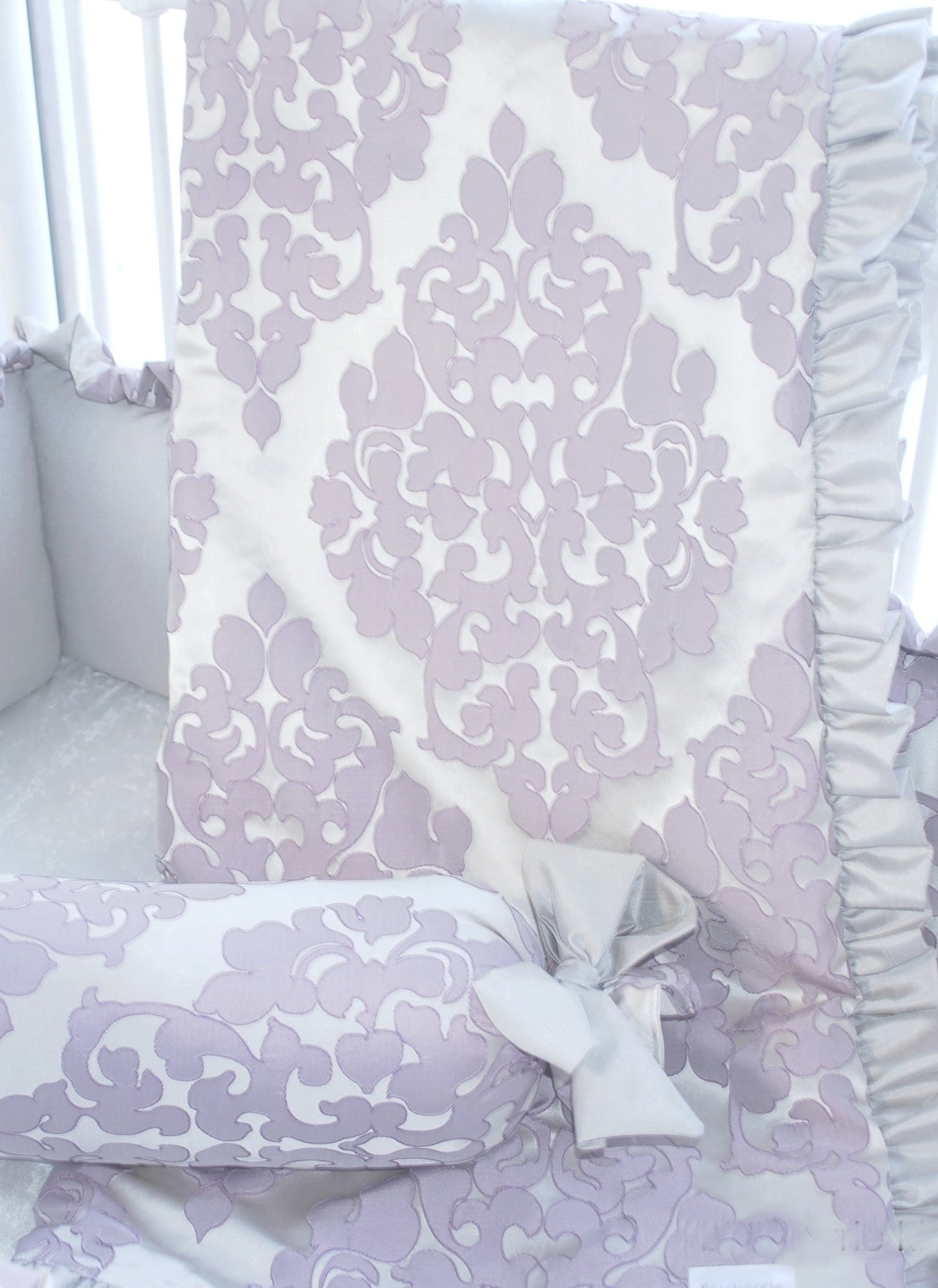 Orchid Petal 4 Piece Crib Bedding Set