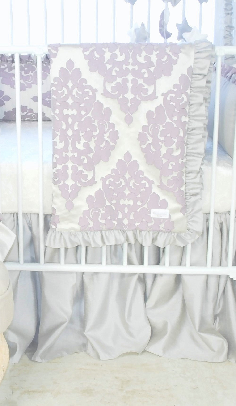 Orchid Petal Crib Blanket