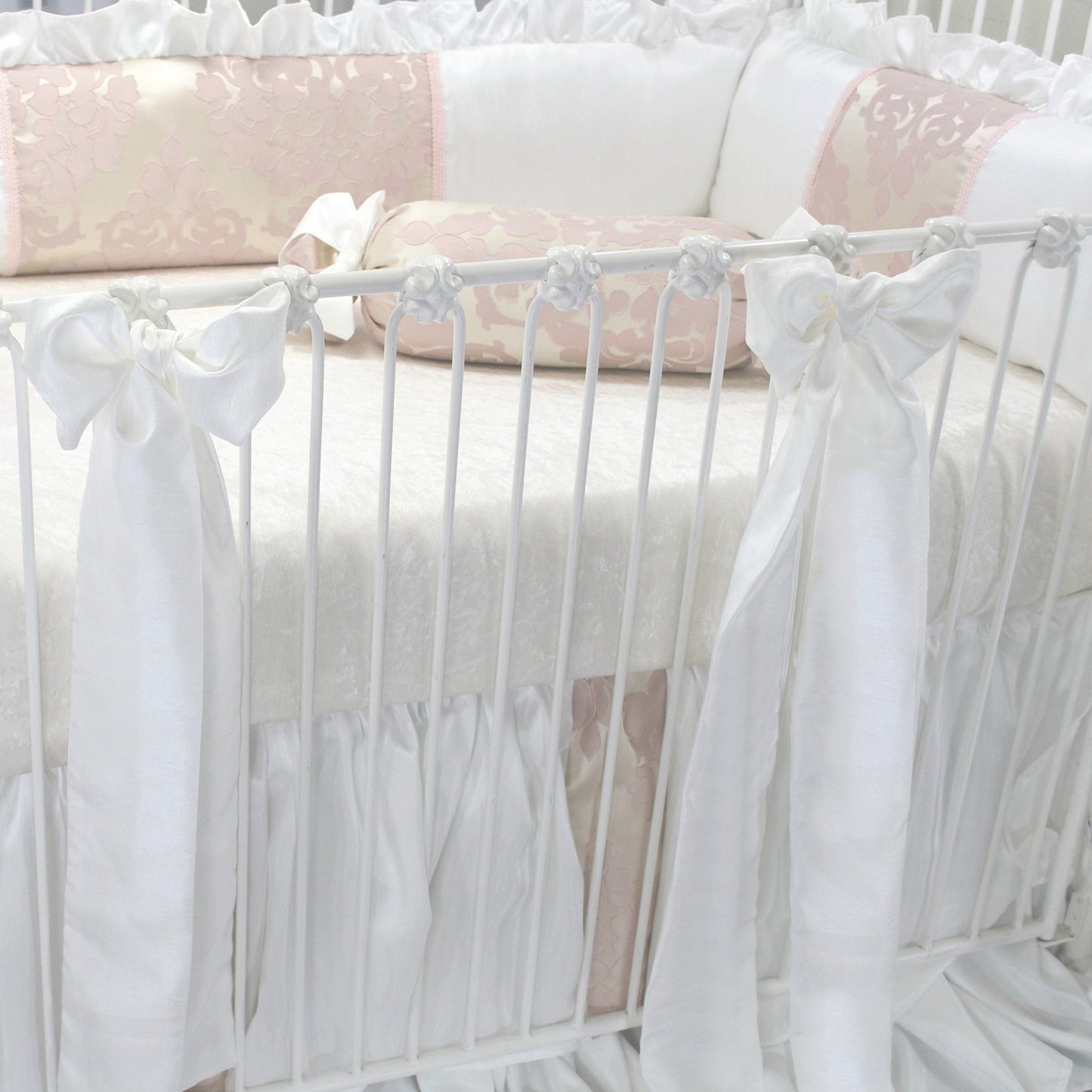 Blush Petal 3 Piece Crib Bedding Set