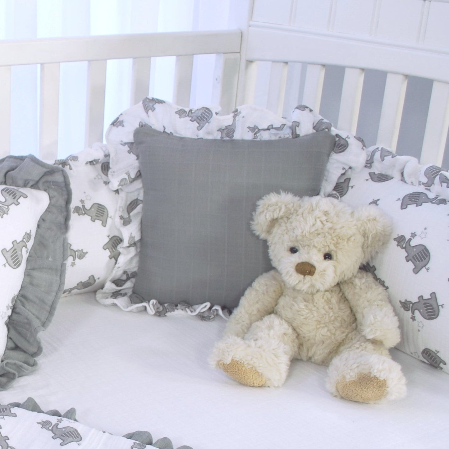 Elephant Tales Cotton Pillows