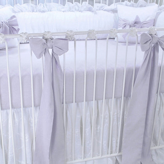 Lavender Linen Heidi Bundle Crib Bedding Set