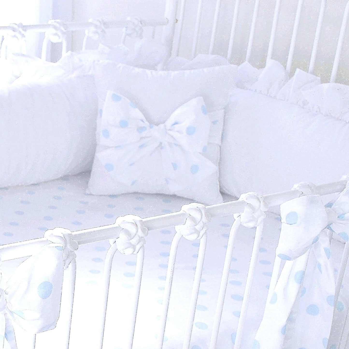 Blue Moon Drop Crib Sheet