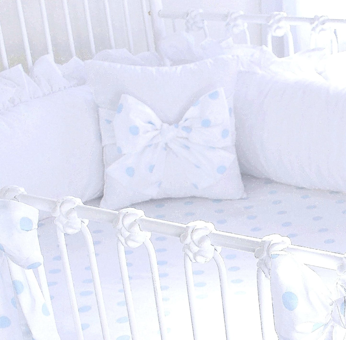 Blue Moon Drop Crib Sheet