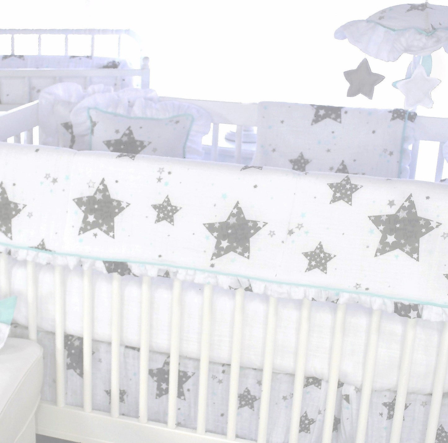 Star Love you to the Moon 3 Piece Crib Bedding Set