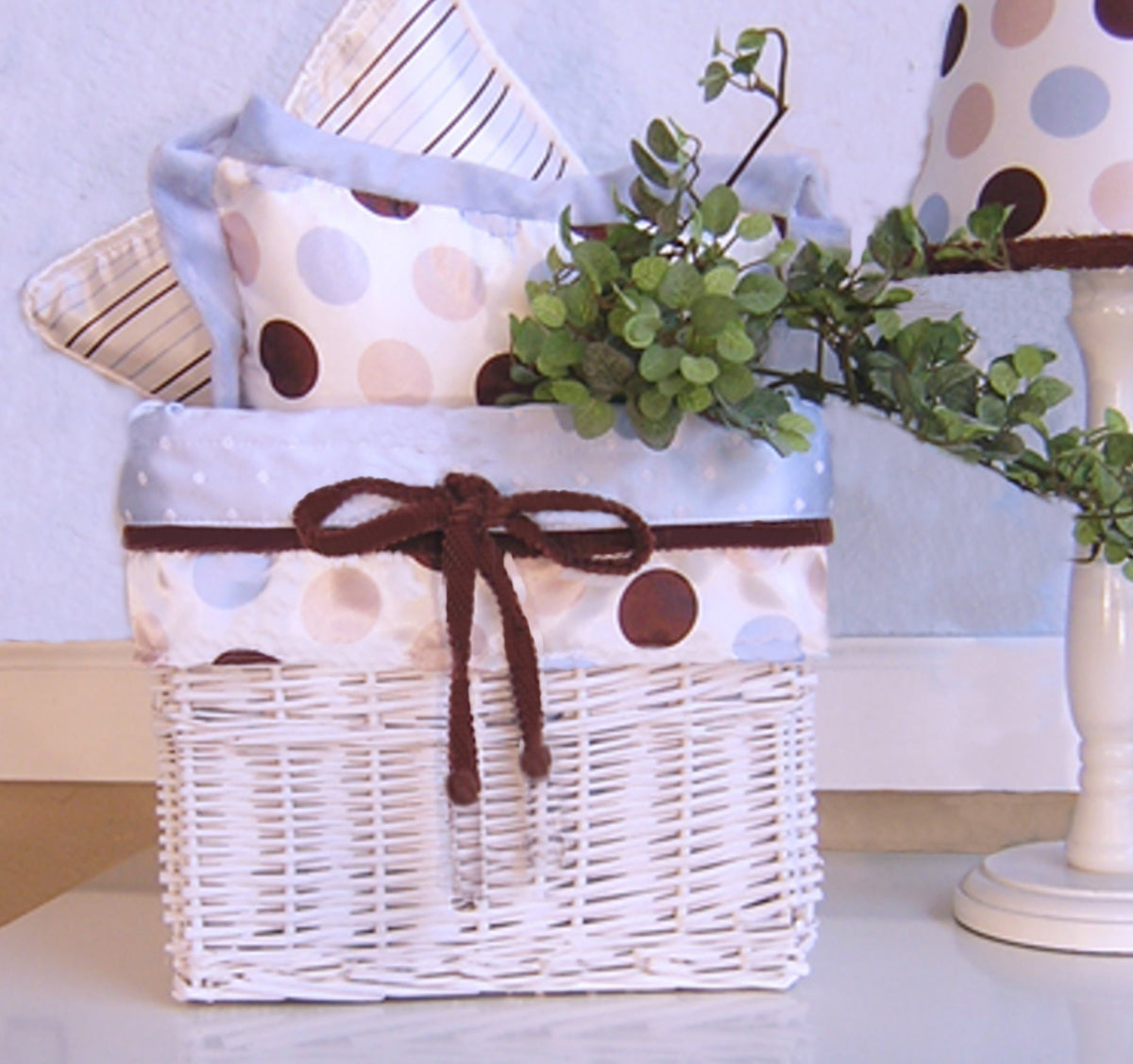 Ash Blue Basket Liner