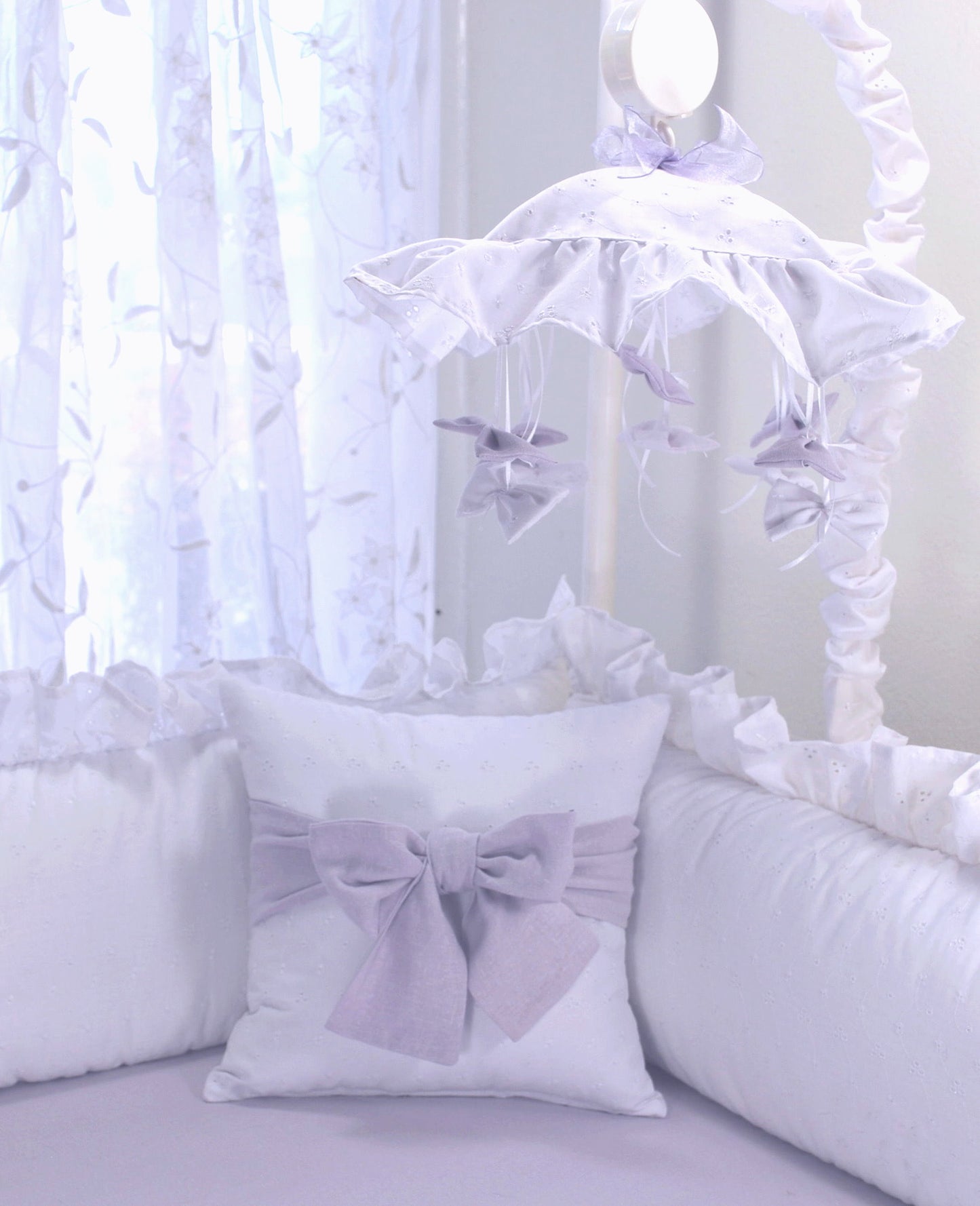 Lavender Linen Musical Mobile