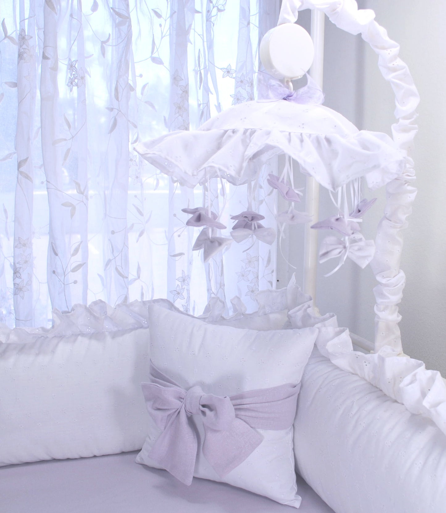 Lavender Linen Musical Mobile