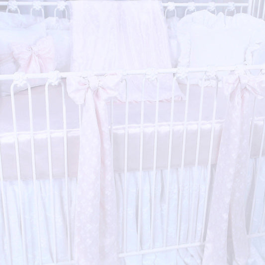 Lilly Pink 4 Piece Crib Bedding Set