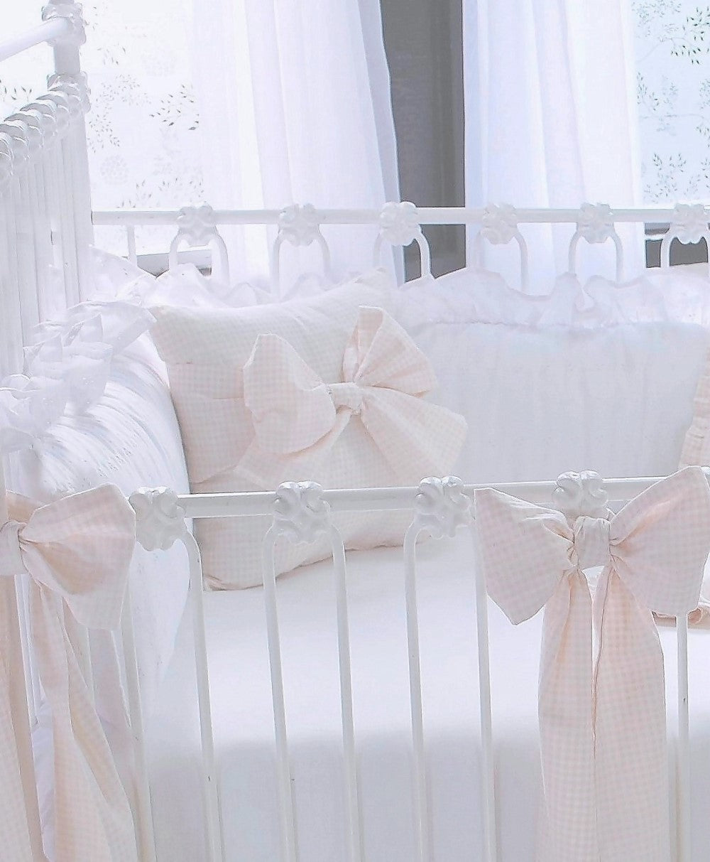 Powder Pink Crib Skirt