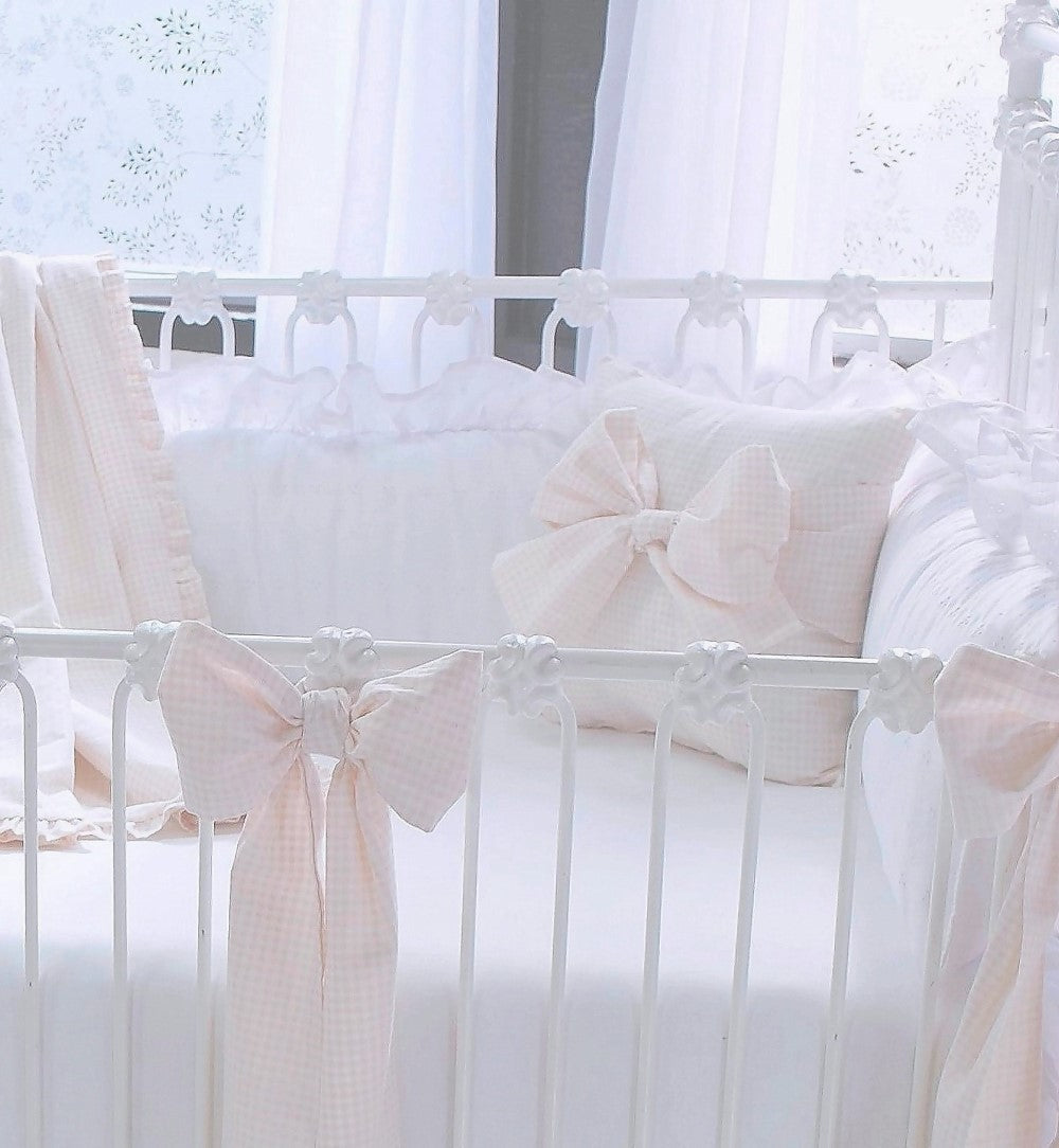 Powder Pink Crib Skirt