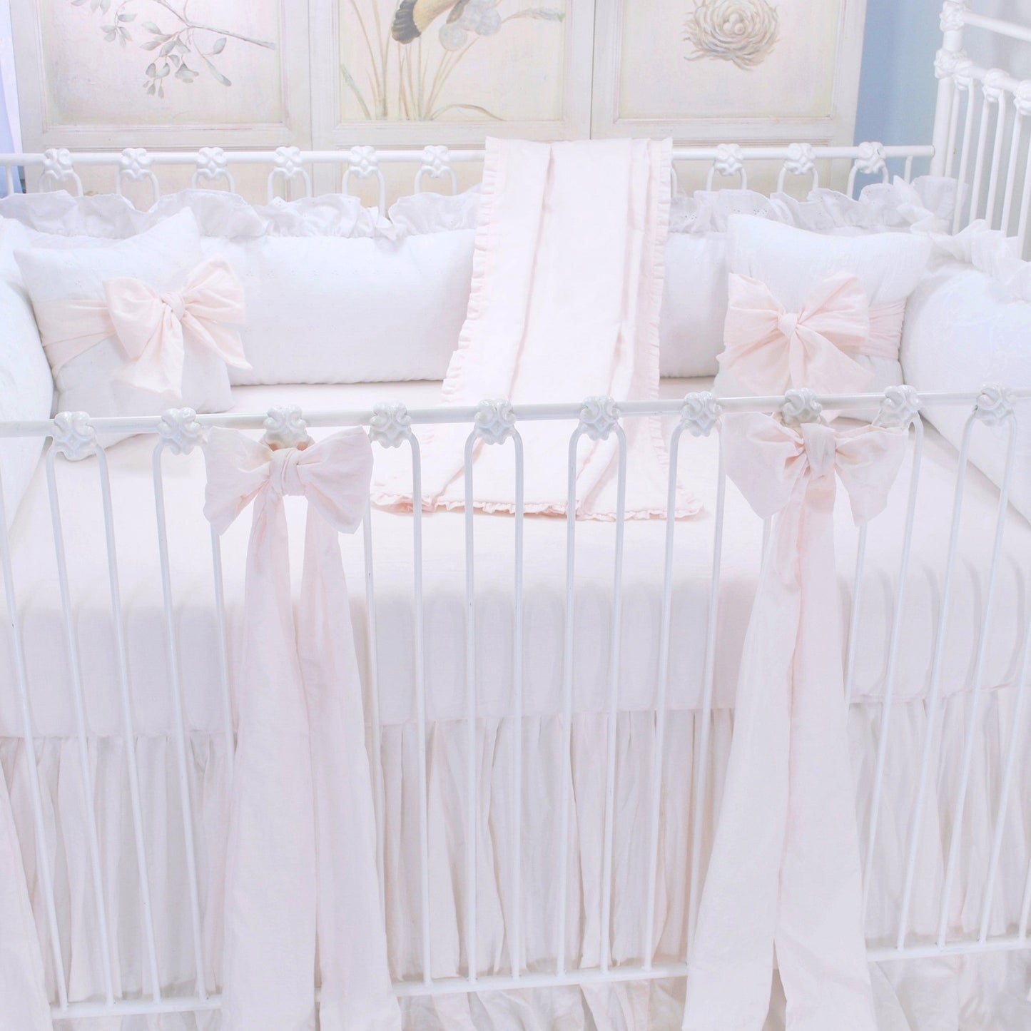 Pretty in Pink Bow Pillow