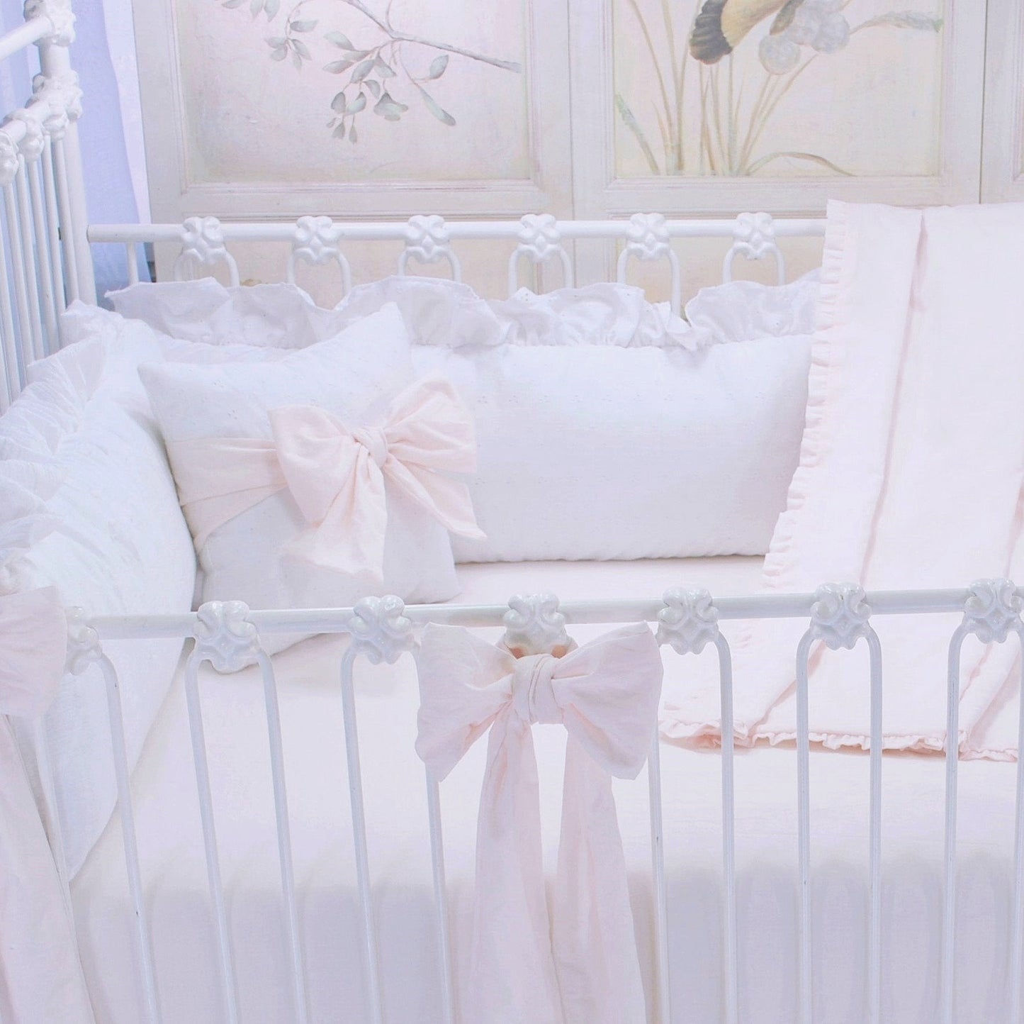 Pretty in Pink Bow Pillow