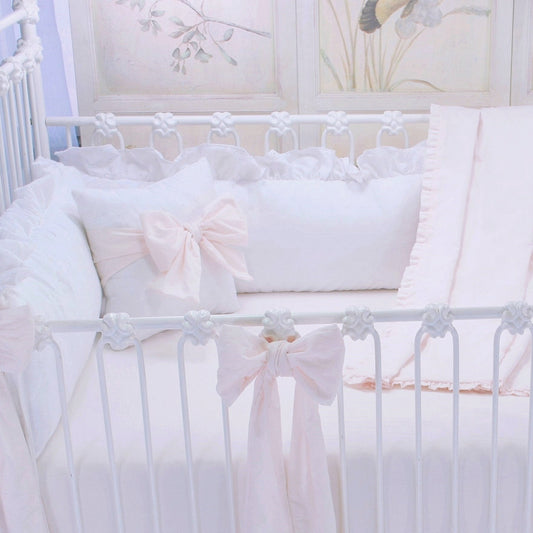 Pretty in Pink Bow Pillow